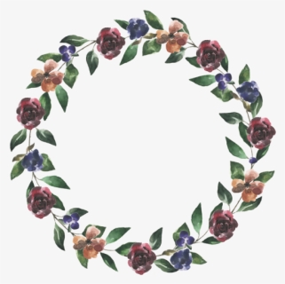 Forest Clipart Wreath - Rose, HD Png Download, Transparent PNG