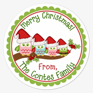 Owl Family Personalized Sticker Christmas Stickers - Vector License Agreement Grunge Stamp, HD Png Download, Transparent PNG
