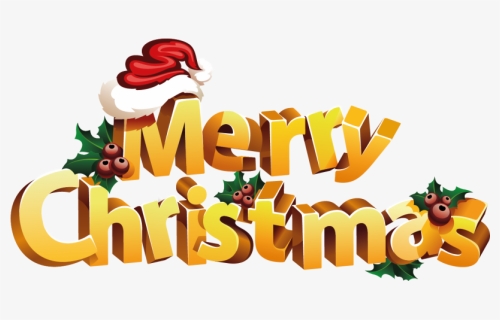 Stickers Texte Merry Christmas 3d Repositionnable - Merry Christmas Sticker Png, Transparent Png, Transparent PNG