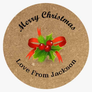 5 Of 8 Personalised Christmas Stickers Name Labels - Low Profile, HD Png Download, Transparent PNG