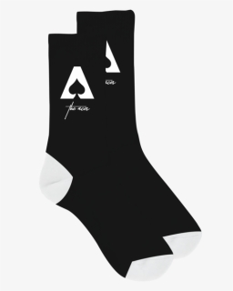 Logo Black/white Socks - Sock, HD Png Download, Transparent PNG