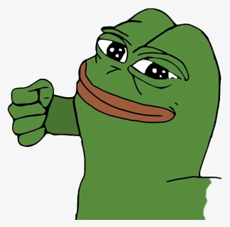 Frog Meme Png Transparent Picture - Pepe The Frog Punch, Png Download, Transparent PNG