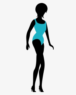 Woman In Bikini Silhouette Clip Arts - Silhueta De Biquíni Png, Transparent Png, Transparent PNG