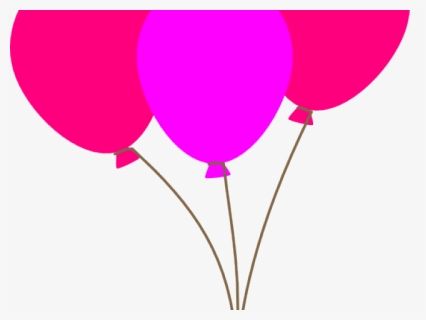 Feliz Cumpleaños Rosa Png Clipart , Png Download - Pink Balloons Vector Png, Transparent Png, Transparent PNG