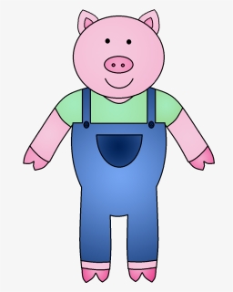 The Three Little Pigs Clipart - 3 Little Pig Cartoon, HD Png Download, Transparent PNG