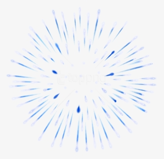 Free Png Firework Blue White Transparent Png Images - Electric Blue, Png Download, Transparent PNG