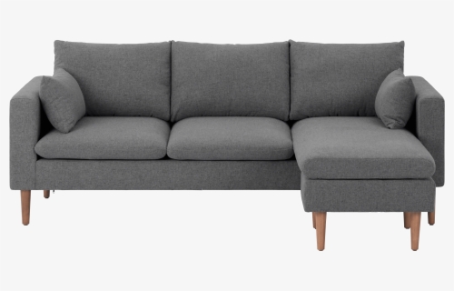 Grey L Shape Couch, HD Png Download, Transparent PNG