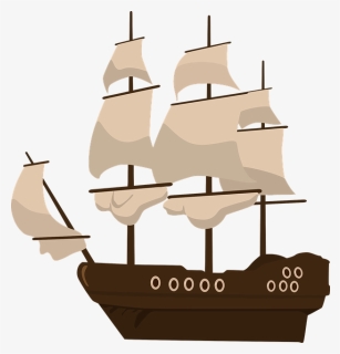 Pirate Boat Clip Art, HD Png Download, Transparent PNG