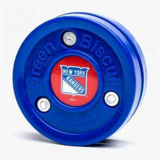 Green Biscuit New York Rangers Stickhandling Training - New York Rangers, HD Png Download, Transparent PNG