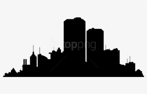 Free Png City Scape Silhouette Png Png - Transparent City Silhouette Png, Png Download, Transparent PNG