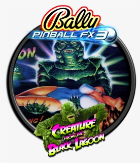 Creature From The Black Lagoon Pinball Art, HD Png Download, Transparent PNG