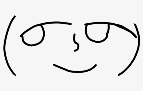 Lenny Face Png File, Transparent Png, Transparent PNG