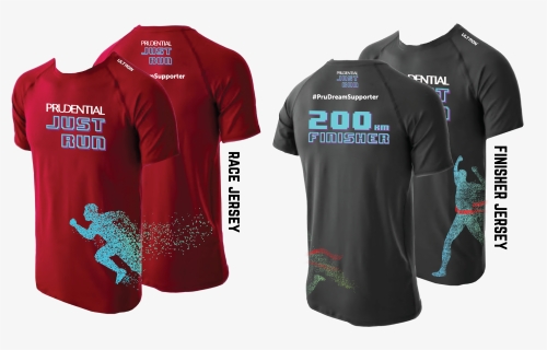 Prudential Just Run 200km , Png Download - Active Shirt, Transparent Png, Transparent PNG