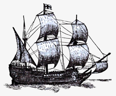 Old Ship Transparent Background , Png Download - Mayflower Ship, Png Download, Transparent PNG