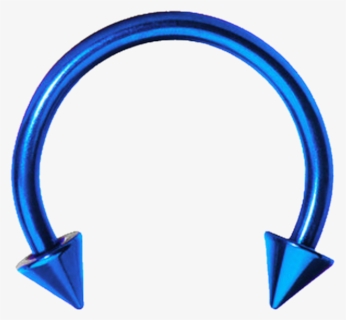 Overlay, Piercing, And Png Image - Horseshoe Blue Septum Piercing, Transparent Png, Transparent PNG