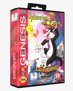 Sylvester And Tweety In Cagey Capers Sega, HD Png Download, Transparent PNG