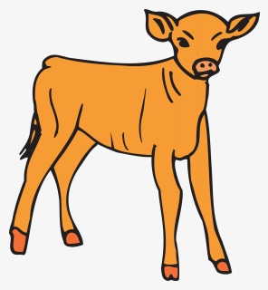 Calf Clipart Black And White, HD Png Download, Transparent PNG