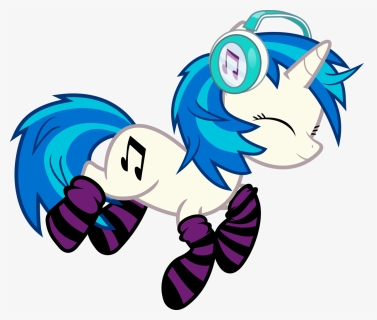 Uxyd, Clothes, Cute, Cutie Mark, Dj Pon-3, Eyes Closed, - Vinyl Scratch In Socks, HD Png Download, Transparent PNG