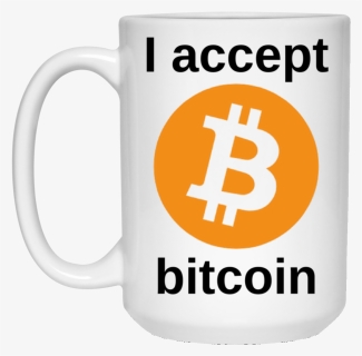 A White Bitcoin Mug, HD Png Download, Transparent PNG