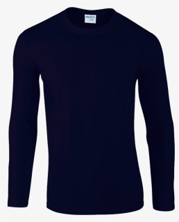 Plain Black T Shirt Png - Long-sleeved T-shirt, Transparent Png, Transparent PNG