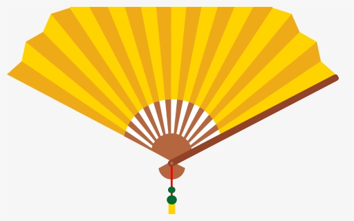 Transparent Chinese Fan Png Clipart , Png Download - Chinese Hand Fan Vector, Png Download, Transparent PNG