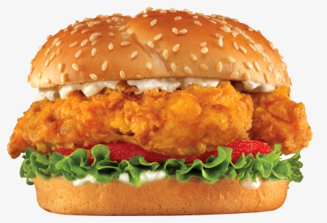 Burger And Sandwich Png Image - Chicken Hardees Burger Menu, Transparent Png, Transparent PNG