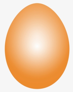 Orange Easter Egg Png Clipart - Circle, Transparent Png, Transparent PNG