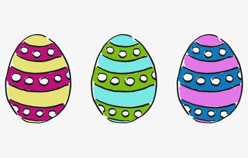 Easter Eggs 8 Clip Arts - Vector Easter Eggs Png, Transparent Png, Transparent PNG