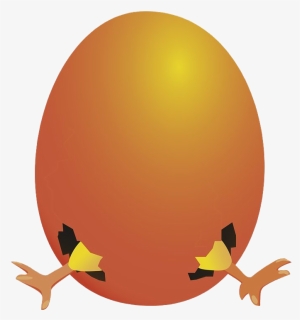 Orange Easter Egg Transparent Png - ไข่ การ์ตูน Png, Png Download, Transparent PNG