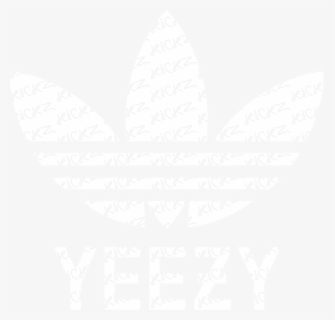 Yeezy Adidas Logo Png - White Adidas Yeezy Logo, Transparent Png, Transparent PNG