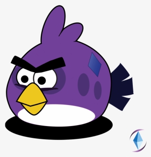 Angry Mystiris Purple Bird Noah S Wiki - Purple Angry Bird Png, Transparent Png, Transparent PNG