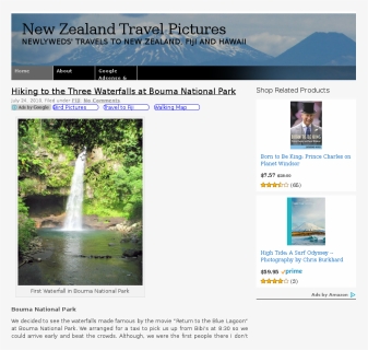 New Zealand Travel Pictures - Waterfall, HD Png Download, Transparent PNG