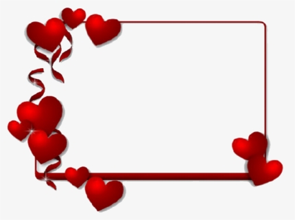 Valentine Frame Png Clipart - Valentines Day Frame, Transparent Png, Transparent PNG