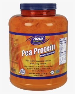 Now Sports Pea Protein Natural Unflavored Powder , - Now Carbo Gain, HD Png Download, Transparent PNG