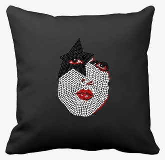 Crystal Bling Star Child Throw Pillow - Cushion, HD Png Download, Transparent PNG
