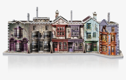 Going Through A Brick Wall Or Using Floo Powder To - Harry Potter 3d Puzzle Diagon Alley, HD Png Download, Transparent PNG