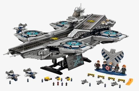 The Shield Helicarrier - Lego Helicarrier, HD Png Download, Transparent PNG