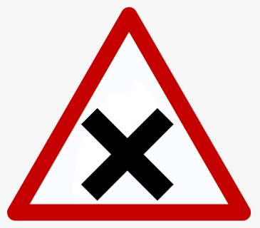 Thumb Image - Dangerous Junction Ahead Sign, HD Png Download, Transparent PNG