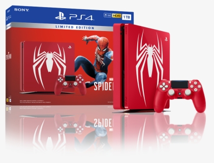 Transparent Spider-man Ps4 Png - Spider Man Ps4 Console, Png Download, Transparent PNG