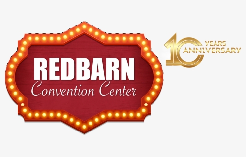 Logo 10years V2 - Red Barn Convention Center, HD Png Download, Transparent PNG