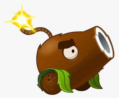 Image Hd Cocococ - Plants Vs Zombies 2 Coconut Cannon, HD Png Download, Transparent PNG