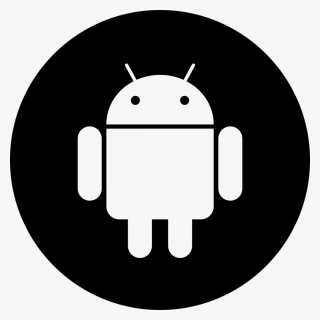 Android Os - Android Logo Black Background, HD Png Download, Transparent PNG