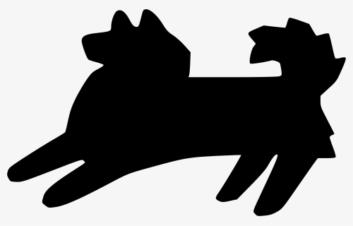 Whiskers Cat Dog Canidae Clip Art - Силуэт Собаки Клипарт, HD Png Download, Transparent PNG