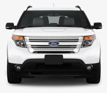 2012 Ford Explorer Xlt Suv Front View - 2014 Gmc Terrain Vs 2014 Ford Explorer, HD Png Download, Transparent PNG