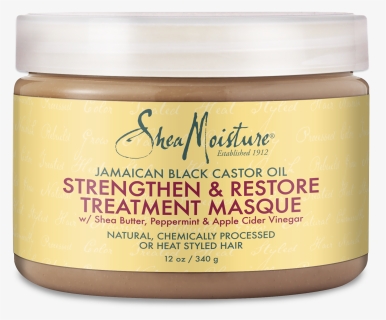Jamaican Black Castor Oil Strengthen & Restore Treatment - Shea Moisture, HD Png Download, Transparent PNG