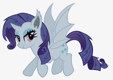 Rarity Princess Luna Rainbow Dash Applejack Princess - My Little Pony Rarity Bat, HD Png Download, Transparent PNG