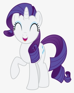 Rarity Is Pleased By This By Aethon056 D9l2rd4 - Happy Mlp Rarity Vector, HD Png Download, Transparent PNG