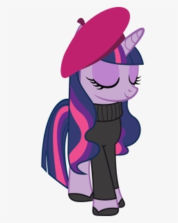 Alternate Hairstyle, Beatnik, Beret, Clothes, Safe, - My Little Pony Rarity Dress, HD Png Download, Transparent PNG