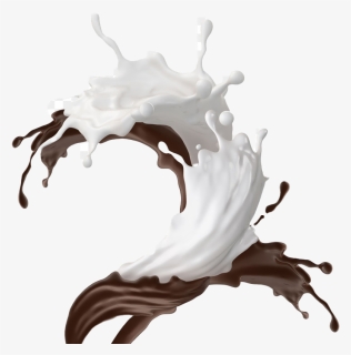 Chocolate Milk Splash Png Free Download, Transparent Png, Transparent PNG