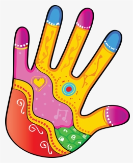 Transparent Holi Finger Line Hand For Happy Holi For, HD Png Download, Transparent PNG